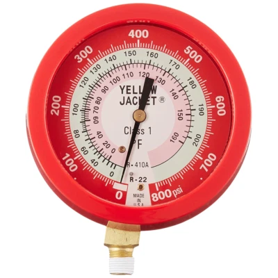 Yellow Jacket 49515 3-1/2in Liquid-Filled Pressure Gauge - Image 1 of 2