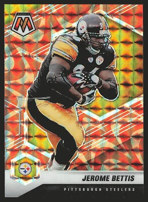 2021 Panini Mosaic #168 Jerome Bettis Prizm Reactive Orange - Image 1 of 2