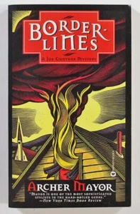 Borderlines by Archer Mayor 1990 Mysterious Press Paperback - Foto 1 di 2