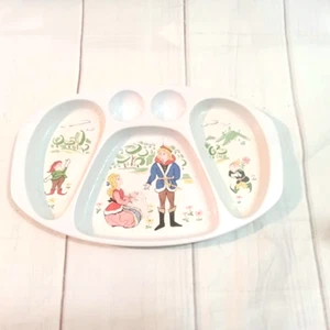 Vintage 50er/60er Jahre Noritake Melamin "Schneewittchen" geteilte Schale - sehr guter Zustand - Bild 1 von 7