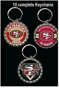 San Francisco 49ers keychain key rings party favors 10 - Picture 1 of 1