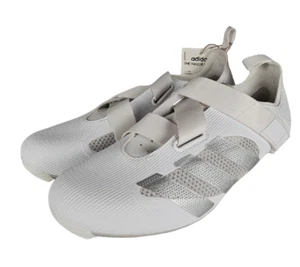 Men’s Adidas road & Indoor white cycling shoes size UK7 - Afbeelding 1 van 8