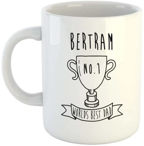 Bertram - Worlds Best Dad Mug, Fathers Day Gift - Bild 1 von 1