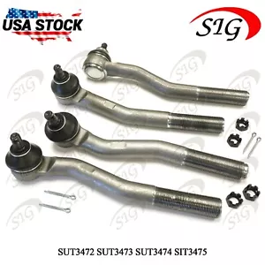 For 1999 - 2004 Jeep Grand Cherokee Front Outer Steering Tie Rod Ends 4PC Kit - Bild 1 von 10