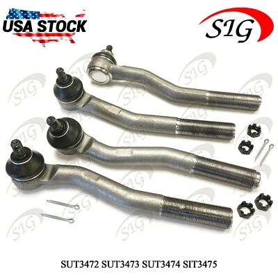 Kit com 4 extremidades de haste de direção externa dianteira Jeep Grand Cherokee 1999 - 2004 - Imagem 1 de 4