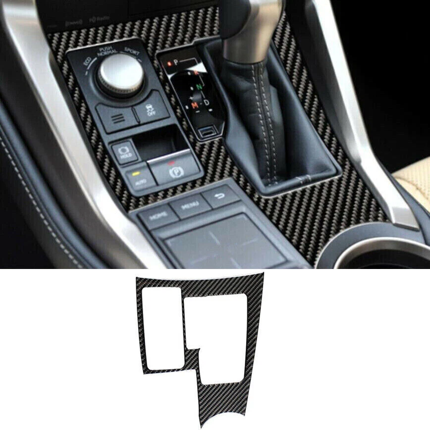 Real Carbon Fiber for lexus NX200 NX200t NX300h 2014-2021 Gear Shift Panel Cover - Image 1 of 4