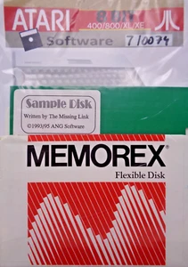 ATARI XL/XE -- SAMPLE DISK (ANG - DISK) - Bild 1 von 2