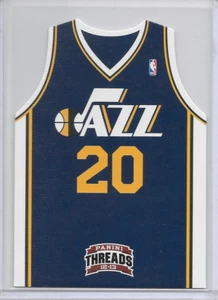 2012-13 Gordon Hayward Insert Threads Die-Cut Basketball Card #21 Utah Jazz - Imagen 1 de 2