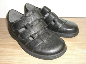 Ströber Bequemschuhe Klett, Gr. 40, UK 6,5, NEU, Hirschleder, Korkfußbett TOP - Bild 1 von 7