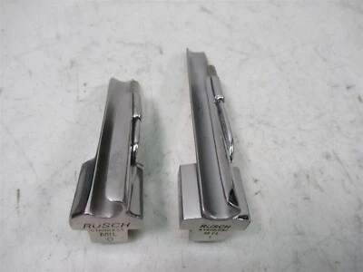 Hojas de laringoscopio Rusch Miller 0 y Miller 1 fibra óptica acero inoxidable  Foto 1 de 4