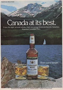 1979 Vintage Print Ad Canada at its best Canadian Mist Whisky Blend Alberta - Bild 1 von 2