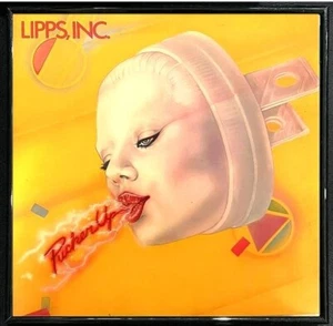 LIPPS INC Pucker Up FRAMED VINYL LP Ready 2 Hang GREAT CLEAN COVER! - Picture 1 of 1