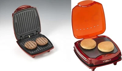 ARIETE 185 HAMBURGER MAKER, Piastra antiaderente per fare hamburger e panini - Immagine 1 di 4