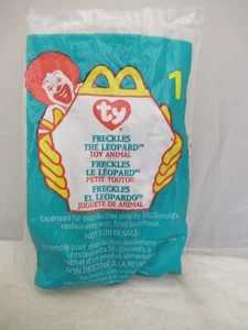 1999 McDonald's Happy Meal Toy FRECKLES THE LEOPARD Animal #1  Sealed in Package - Picture 1 of 3
