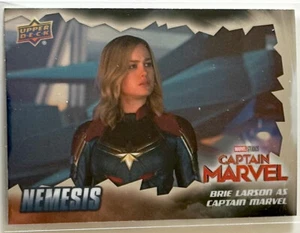 Brie Larson as Captain Marvel, Nemesis N-11, 2022 Upper Deck Marvel Allure - Picture 1 of 2