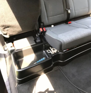 Under Seat Storage Box For 15-24 F150 17-25 F250 F350 18-25 F450 Super Crew Cab - Picture 1 of 17