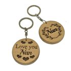 Nan Keyring Keychain Wooden Gift Love You
