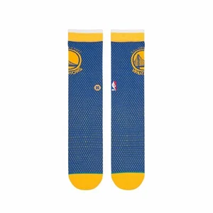 Stance Adult Blue Crew Cotton NBA Golden State Warriors Jersey Casual Socks Sz L - Picture 1 of 1