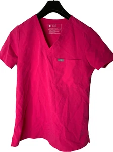 Figs Technical Collection top short sleeve t shirt pink women's size XS - Picture 1 of 4