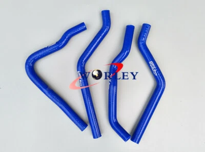 Manguera de refrigerante de radiador de silicona azul para Kawasaki Kx125 Kx 125 1990-1993 1991 1992 Foto 1 de 4