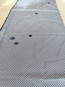 Vintage Japanese kiomono fabric silk Mono Color 1.1 yard Long v168 - Picture 1 of 10