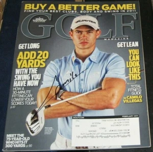 Camilo Villegas Spider-man Tour Champ SIGNED AUTOGRAPHED Golf Magazine COA PGA - Bild 1 von 1