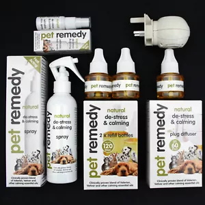 PET REMEDY CALMING SPRAY/DIFFUSER/REFILL HELPS DOG CAT HORSE BIRD STRESS - RSPCA - Picture 1 of 13