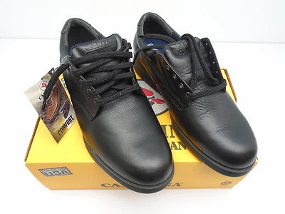 Carolina Comfort 4001 Oxford de cuero negro antideslizante resistente al aceite 8D 90MS Foto 1 de 3