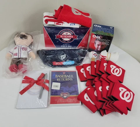 Washington Nationals MLB Baseball Souvenirs Fan Game Lot Cover