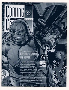 DC Coming Comics octubre 1995 Darkseid Galactus, hombre murciélago, bebé de goma pegado, en muy buen estado - Imagen 1 de 5