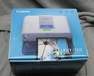 Impresora térmica fotográfica digital Canon SELPHY CP510 - TOTALMENTE NUEVA - LEER POR FAVOR Foto 1 de 4