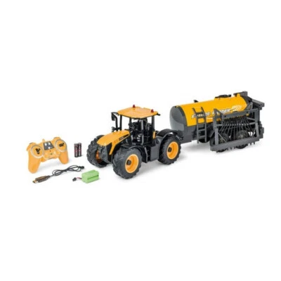 Carson 500907653 JCB Fastrac Traktor 1:16 Landwirtschaft + 500907662 Tankwagen - Bild 1 von 4