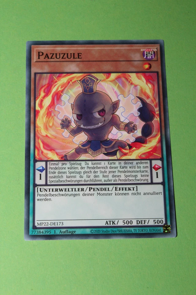 YuGiOh Playset 3x MP22-DE173 Pazuzule Common - Bild 1 von 1