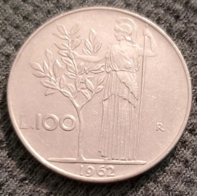 1962 Italy 100 Lire coin - Image 1 of 4
