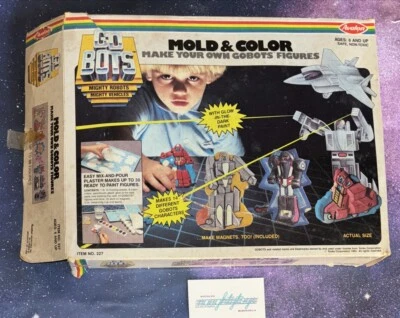 Vtg 1985 Go Bots MOLD AND COLOR Avalon Tonka Figure Maker 80’s *New Open Box* - Image 1 of 4