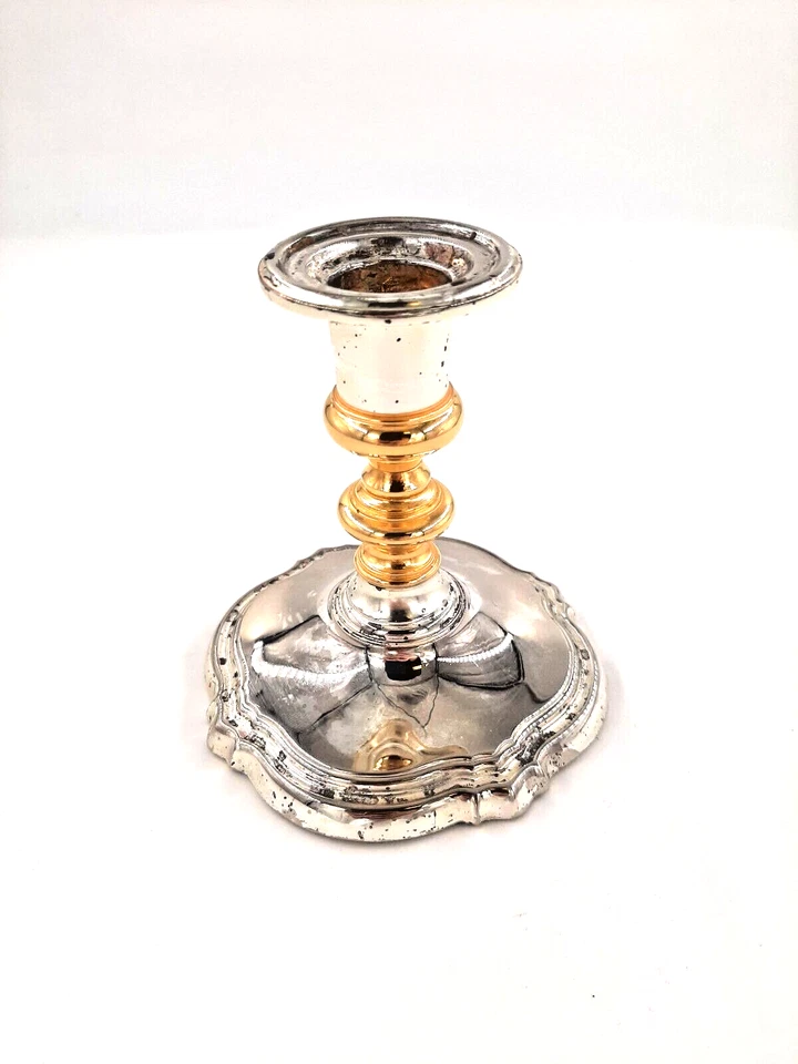 Candelabro WMF In Argento Stile Barocco Vintage 12Cm ✅ - Immagine 1 di 4