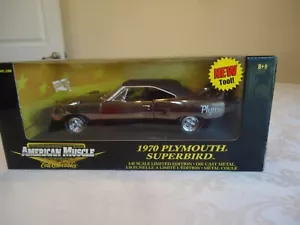 ERTL 1/18 Scale American Muscle 1970 Plymouth Superbird New Tool (Chrome) LE - Picture 1 of 5