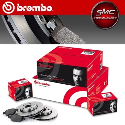 Kit dischi freno e pastiglie Brembo Fiat 600 seicento 900 1100 0.9 1.1 anteriori - Imagen 1 de 3