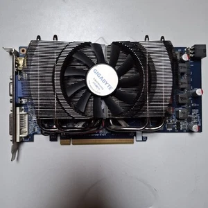 Vintage Geforce 9800GT ZALMAN Gigabyte GV-N98TOC 512mb GDDR3 PCIE - Zdjęcie 1 z 17