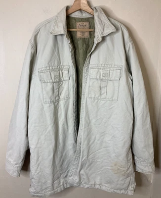 Chaqueta acolchada de lona vintage Arrow Workwear XLT - Abrigo de granero tostado Foto 1 de 4