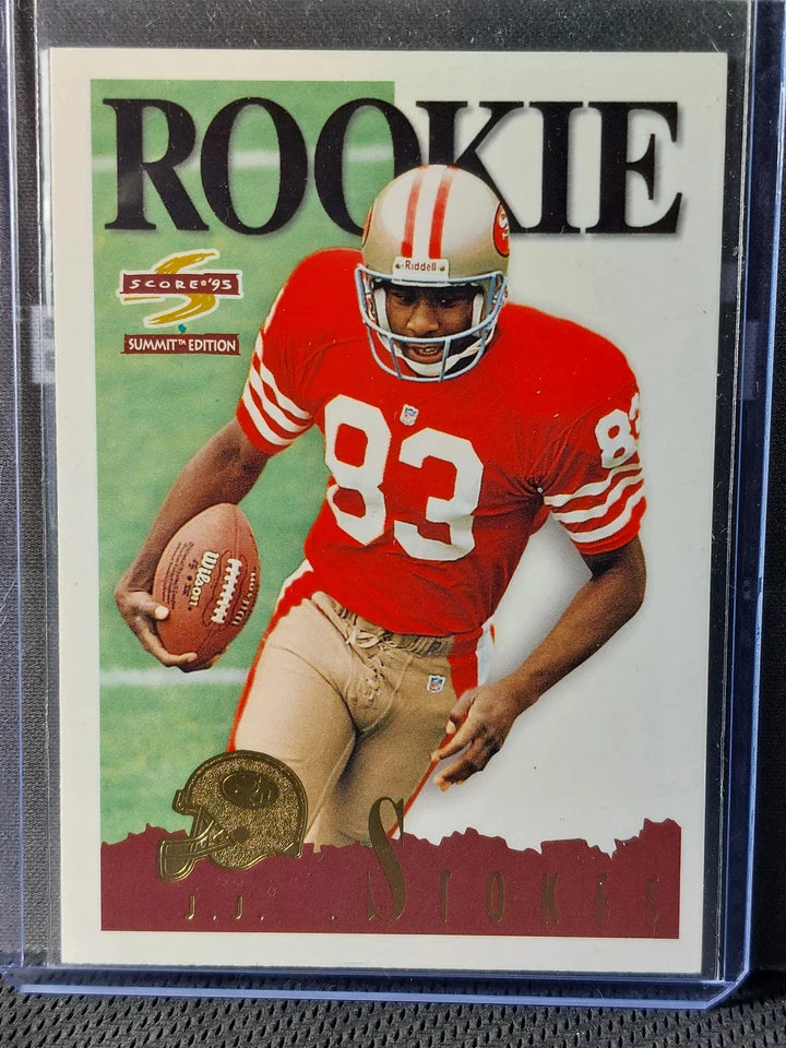 JJ Stokes 1995 Pinnacle Rookie #144 - Image 1 of 1