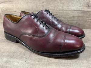 Allen Edmonds Park Avenue Dress Shoes Merlot Leather Mens Size 9.5 D - Picture 1 of 13