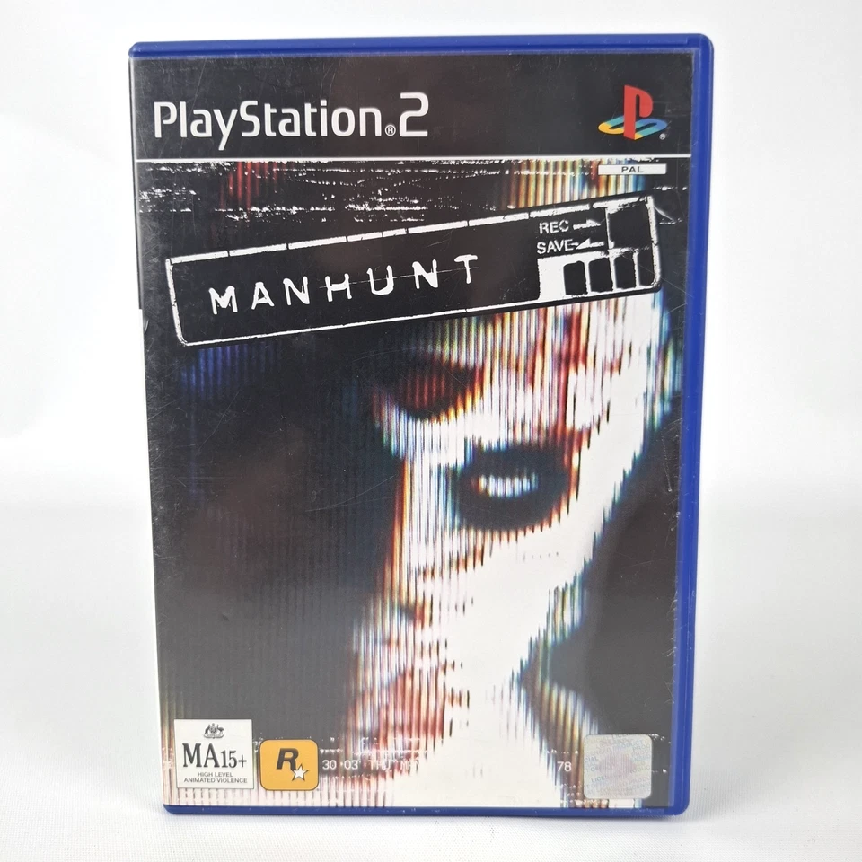 Manhunt Sony PlayStation 2 PS2 Video Game 2003 PAL Complete Rockstar Games - Image 1 of 4