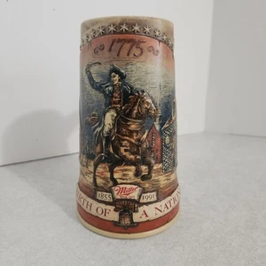 Miller Genuine Draft Beer Stein / Birth of a Nation Series / 1st / Paul Revere - Picture 1 of 8