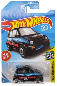 Hot Wheels 2018 Speed Graphics • 85 Honda City Turbo II • schwarz 1:64 Diecast Auto - Bild 1 von 3