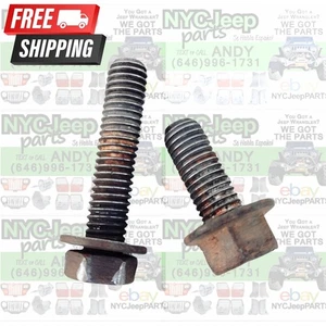 YJ TJ 4.0 6CYL Motor Starter BOLTS Screws 2pc Hardware 87-95 97-06 Jeep Wrangler - Bild 1 von 7