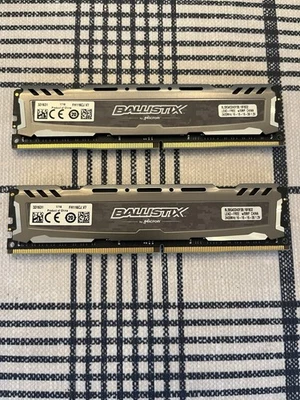 8GB Micron Ballistix Sport LT DDR4 2400 (PC4-19200) RAM BLS8G4D240FSB - Image 1 of 2