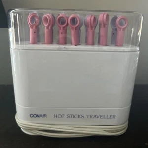 Conair Hot Sticks Traveler 14 Cnt HS18 Tested Works Vintage Flexible Spiral - Picture 1 of 8