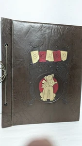 VINTAGE SCRAP BOOK DOG IN THE COVER - Picture 1 of 12