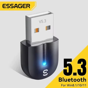 Essager USB Bluetooth 5.3 Adapter Aux Audio Receiver Transmitter For PC Speaker - Picture 1 of 2